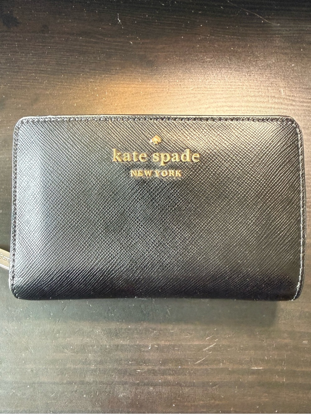 Kate Spade New York Black Saffiano Leather Wallet